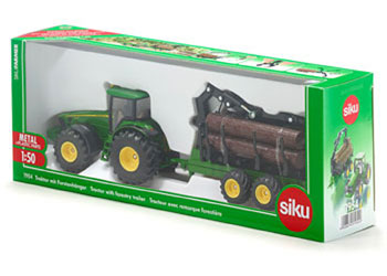 Siku - John Deere with Forestry Trailer 1:50 - Modern Brands Australia