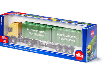 Siku - Mercedes Actros - Container Truck 1:50 - Modern Brands Australia