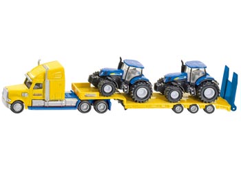 Siku - Truck with 2 New Holland Tractors 1:87 - Modern Brands Australia