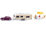 Siku - Porsche Car with Caravan - 1:55 Scale - Modern Brands Australia