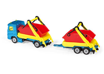 Siku - Truck with skip and trailer - Modern Brands Australia