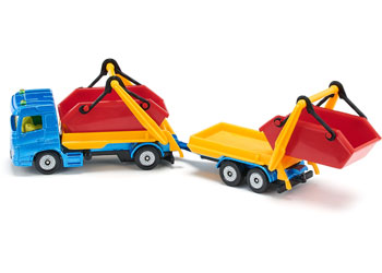 Siku - Truck with skip and trailer - Modern Brands Australia