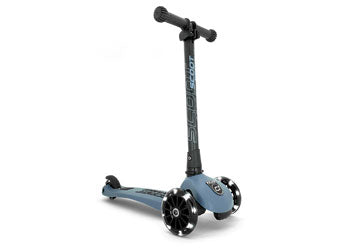 Scoot & Ride - Highwaykick 3 - LED Steel - Modern Brands Australia