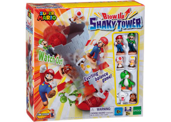 Super Mario - Blow Up! Shaky Tower - Modern Brands Australia