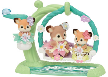 SF - Deer Babies - Floral Swing Set - Modern Brands Australia