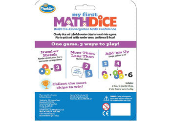 ThinkFun - My First Math Dice - Modern Brands Australia
