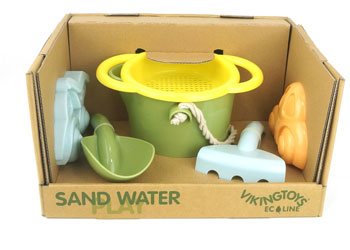 Viking Toys - Eco Bucket Set with Sieve, 2 Vehicles - Modern Brands Australia