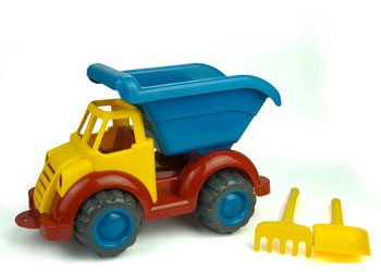 Viking Toys - Super Mighty Tipper Truck with FREE Spade and Rake - Modern Brands Australia