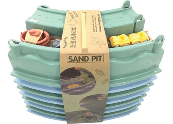 Viking Toys - Reline Sandpit with 2 Boats + 2 Cars - Modern Brands Australia