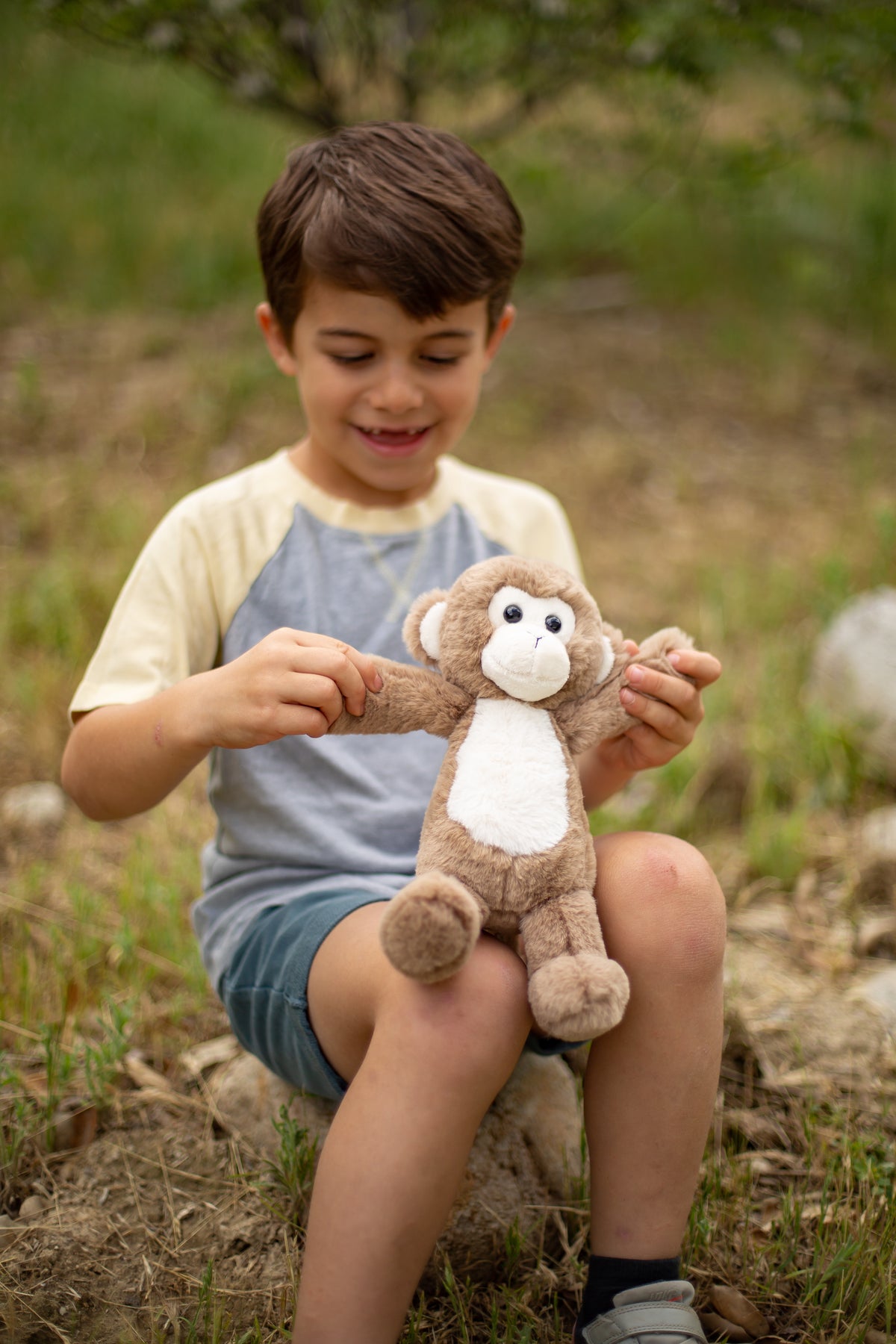 World's Softest Plush - Tan Monkey - 25cm